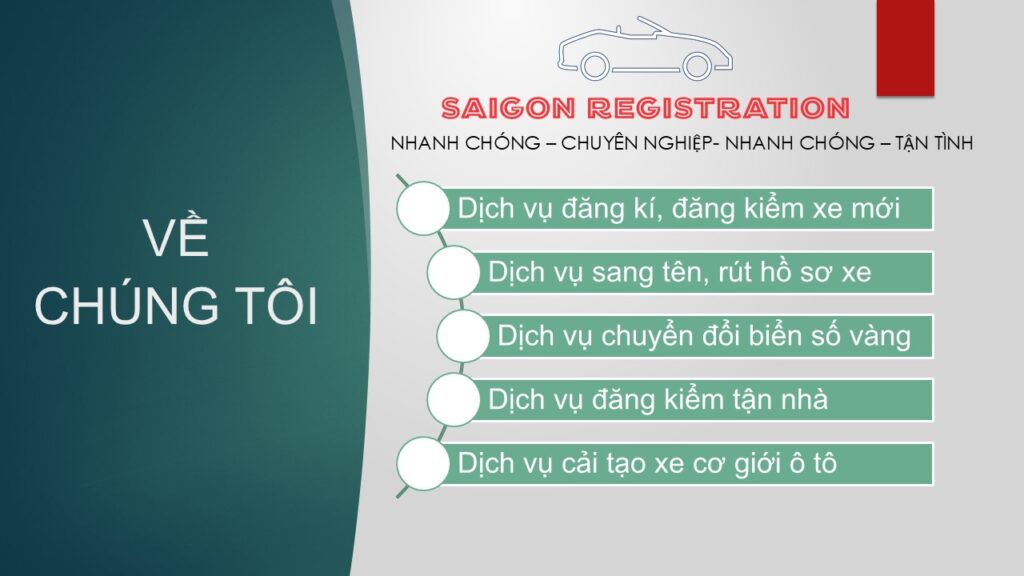 Dịch vụ sang tên xe ô tô
